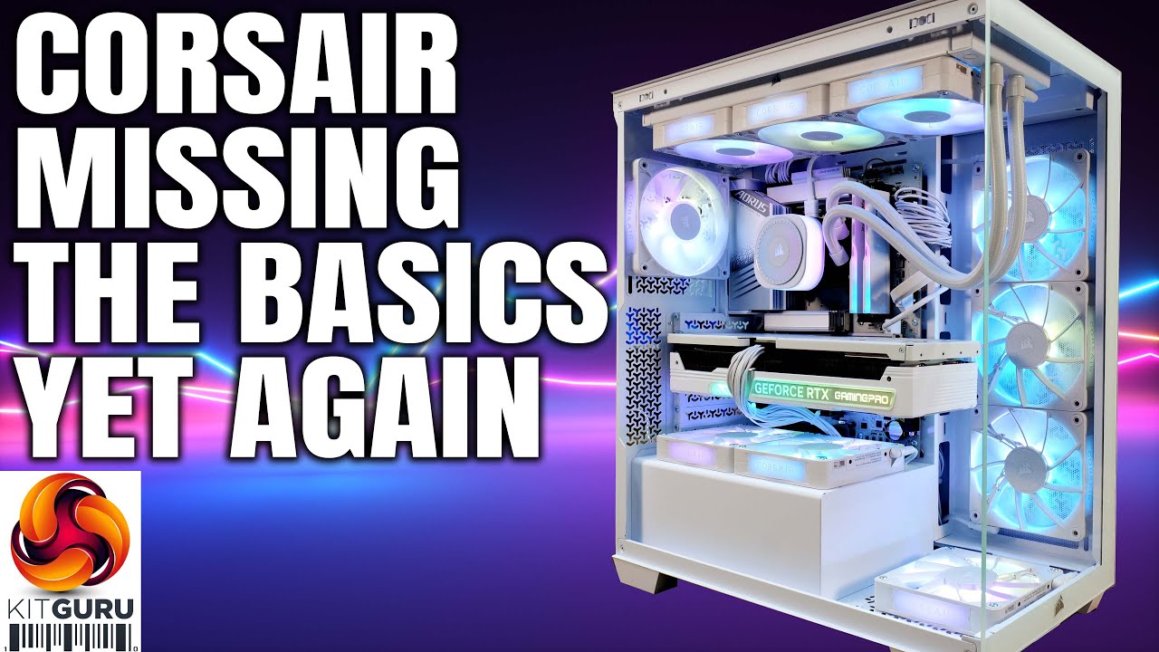 Corsair's latest PC case comes in three versions, all using the same core chassis. The 3500X is a bare case with no fans included, the 3500X RGB includes three RS120 RGB fans and the iCUE Link 3500X RGB gives you three RX120 RGB fans and an iCUE link hub. We picked the iCUE Link version to review because it’s the most expensive and so we can show you everything the 3500X series has to offer. Read more here: https://www.kitguru.net/components/cases/james-dawson/corsair-icue-link-3500x-rgb-case-review/

00:00 Start
00:45 Info / Pricing
02:03 Front I/O
02:22 Taking the panels off - closer look
04:00 Chassis / core frame quality
04:44 Cooling and hardware support
06:01 GPU support
07:00 Cable management
08:02 Fans / cables / magnetic hub
08:48 Storage panel / cutouts
09:47 Case underside
10:27 Accessories
10:36 Test System hardware
12:50 Thermal Performance
13:59 Noise Output
14:32 Closing thoughts

Price and availability: 
Available in Several versions:
• 3500X – No Fans - £85 inc VAT
• 3500X ARGB – With 3 x RS120 RGB Fans - £120 inc VAT
• iCUE Link 3500X RGB – With 3 x RX120 RGB Fans - £170 in VAT

Features:
• According to Corsair, the 3500X series has all the essential features needed to build an amazing system, including up to EATX motherboard support, side, roof and PSU shroud fan mounting options with up to ten 120mm fans supported.
• It's equipped with wrap-around front and side tempered glass for an unrestricted view inside the system.
• There’s support for multiple radiator installation including 360mm in the roof and side and enough room to accommodate most large graphics cards and CPU coolers.
• It's also validated for use with back-connect motherboards such as MSI Project Zero and Asus BTF, so that the view isn’t spoiled by connected cables.

Specifications: iCUE Link 3500X RGB
• Case Type: Mid-Tower
• Dimensions (WxHxD): 450 x 235 x 506mm
• Material: Steel, Tempered Glass
• Motherboard Support: EATX, ATX, Micro-ATX, Mini-ITX
• Expansion Slots: 7 Horizontal or 4 Vertical
• Storage Bays: 2 x 2.5”, 2 x 3.5”
• Max GPU Length: 410mm
• Max CPU Cooler Height: 170mm
• Max PSU Size: 180mm
• Pre-installed fans: 3x iCUE LINK RX120 Performance RGB Fans (Side)
• Fan Support: (Front) N/A (Top) 3x 120mm or 2x 140mm (Side) 3x 120mm or 2x 140mm (PSU Shroud) 2 x 120mm (Bottom) 1 x 120mm/140mm (Rear) 1 x 120mm
• Radiator Support: (Top) Up to 360mm/280mm (Side) up to 360mm/280mm (Front) N/A (Bottom) N/A (Rear) 120mm
• Dust Filters: Top, Bottom, Side
• Font I/O: 1 x USB 3.2 Gen 2 Type-C, 2 x USB 3.2 Gen 1 Type-A, 1 x Combined 3.5mm Audio, Power and Reset Buttons
• LCD Screen: N/A
Front I/O: 
• 1 x USB 3.2 Gen 2 Type-C, 2 x USB 3.2 Gen 1 Type-A, 1 x Combined 3.5mm Audio, Power and Reset Buttons
Cooling support: 
• Pre-installed fans – 3 x RX120 RGB (Side)
• Fan/Rad Front – N/A
• Fan/Rad Top – 3 x 120/2 x 140mm fans up to 360mm radiator
• Fan/Rad Right Side – 3 x 120/2 x 140mm fans up to 360mm radiator
• Fan/Rad Rear – 120mm fan / radiator
• PSU Shroud – 2 x 120mm fans
• Fan/Rad Left Side – N/A
• Fan/Rad Floor – 1 x 120/140mm fan
• Max CPU cooler Height – 170mm
Dust Filters: Top, Bottom, Side
Hardware support:
• Motherboard Support – EATX, ATX, MATX, Mini-ITX Including Back Connect ATX/MATX
• Rear PCie expansion Slots – 7 or 4 Vertical
• Max  GPU length – 410mm
• Max GPU height – N/A
• Max GPU Width – N/A
• PSU Type/length – ATX up to 180mm 
Storage Support:
• 2.5” Drive Mounts – 2
• 3.5” Drive Mounts – 2
Included accessories: 
• Assorted Screws, a few Zip Ties
Optional Accessories: 
• N/A
Build Specification
• CPU – Intel Core i7-14700K
• Motherboard – Z790 Aorus Elite AX ICE
• Graphics Card – Palit RTX 4070 Ti Super Gaming Pro White
• Memory – 64GB (2x32GB Modules) G.SKILL RIPJAWS M5 RGB DDR5-6400MT/s
• Storage – 1TB Corsair MP700 PCIe Gen5 NVMe M.2 SSD
• CPU Cooler – Corsair iCUE Link Titan 360 RX RGB + LCD Screen Cap
• Power Supply – Seasonic Vertex GX-1200 80+ Gold ATX 3.0/PCIe 5 ready
• Case fans – Stock (Corsair RX 120)
• Chassis – Corsair iCUE Link 3500X
• Operating System – Windows 11

Buy our merch from here: https://kitgurutech.myspreadshop.co.uk

Discord invite link: https://discord.gg/4cqFSWY

Steam Community https://steamcommunity.com/groups/kitguruofficial

Be sure to support us on PATREON https://www.patreon.com/kitgurutech and read our MANTRA on HONEST REVIEWS Here: http://bit.ly/2BopnF9

Visit our facebook page over here! https://www.facebook.com/KitGuru.net/

Visit our Twitter page over here! https://twitter.com/kitgurupress?lang=en

#corsair #3500x #pcbuild